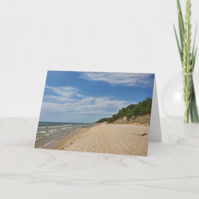 Carte de voeux du lac Michigan (Devant)
