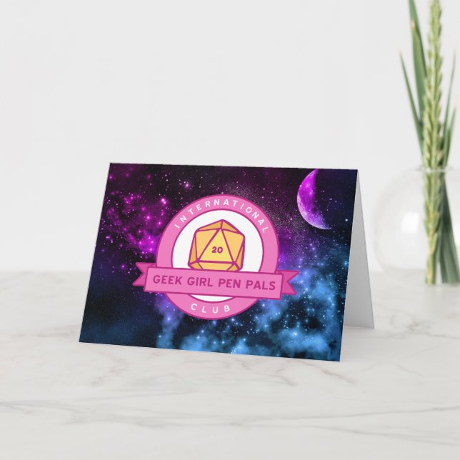 Carte de voeux du logo IGGPPC "Out of this World" (Devant)