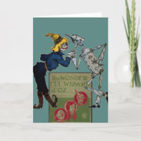 Carte de vœux du Magicien d'Oz