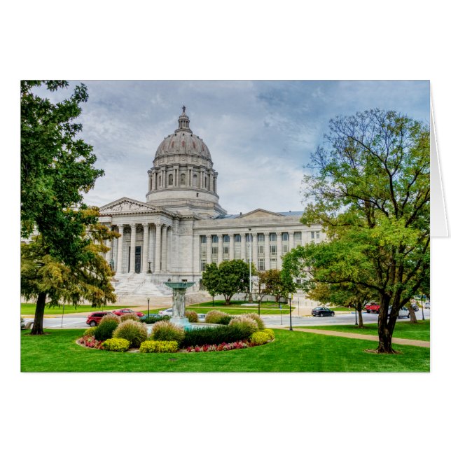 Carte de voeux du Missouri Capitol (Devant Horizontal)