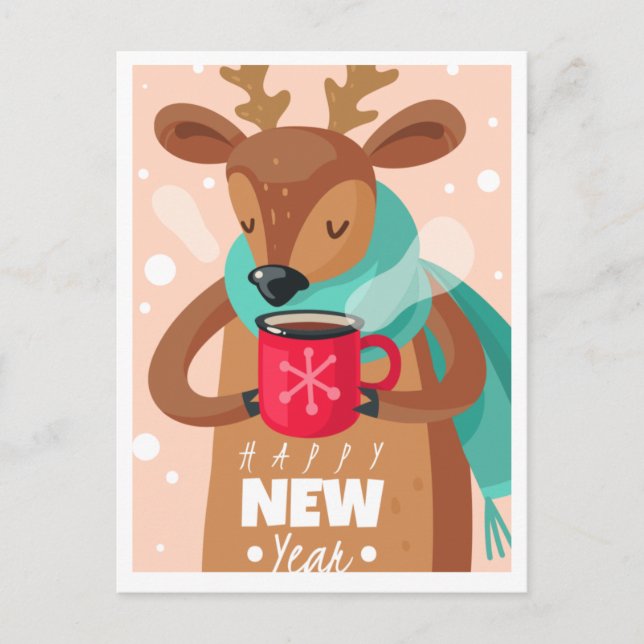 Carte de vœux du Nouvel An (Devant)