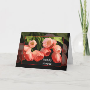 Carte de vœux du Nouvel An persan Happy Norooz-Tul