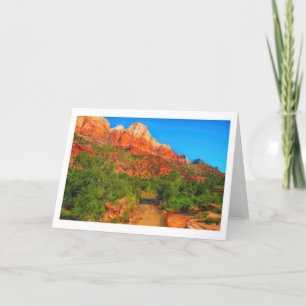 Carte de voeux du parc national Zion