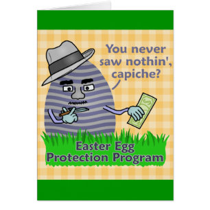 Carte de voeux du programme de protection des oeuf