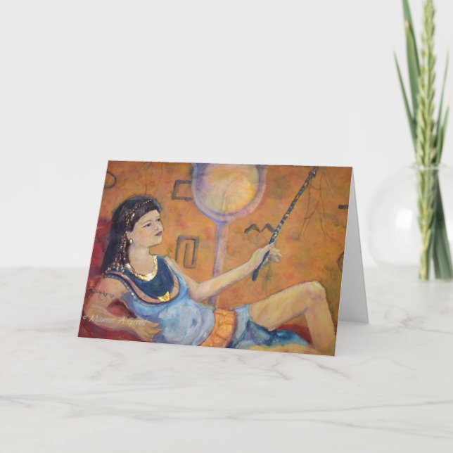 Carte de voeux du règne de Cléopâtre par Maureen (Devant)