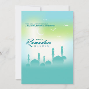 Carte de voeux du Saint Ramadan Kareem