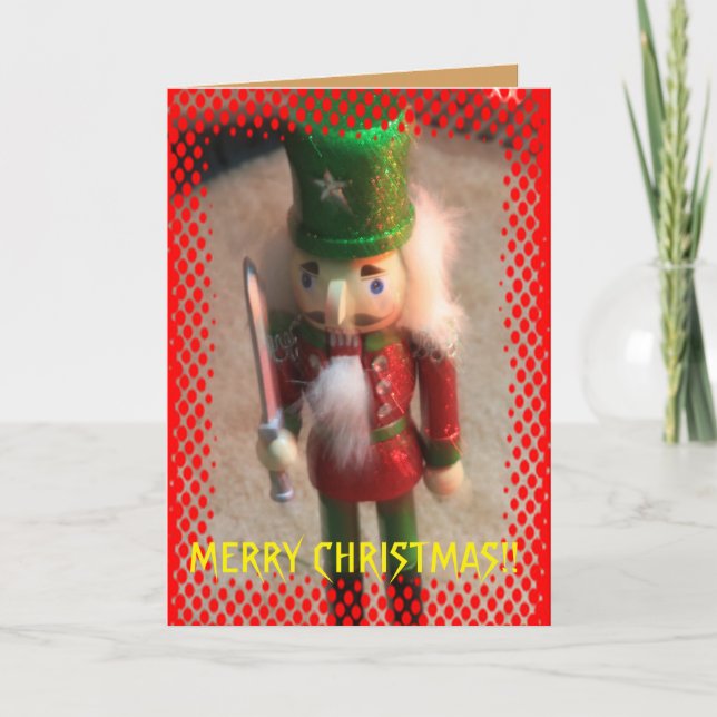 Carte de voeux du soldat de Noël (Devant)