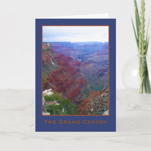 Carte de voeux du sud de jante de canyon grand de