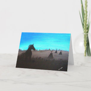 Carte de voeux du visiteur à Dawn
