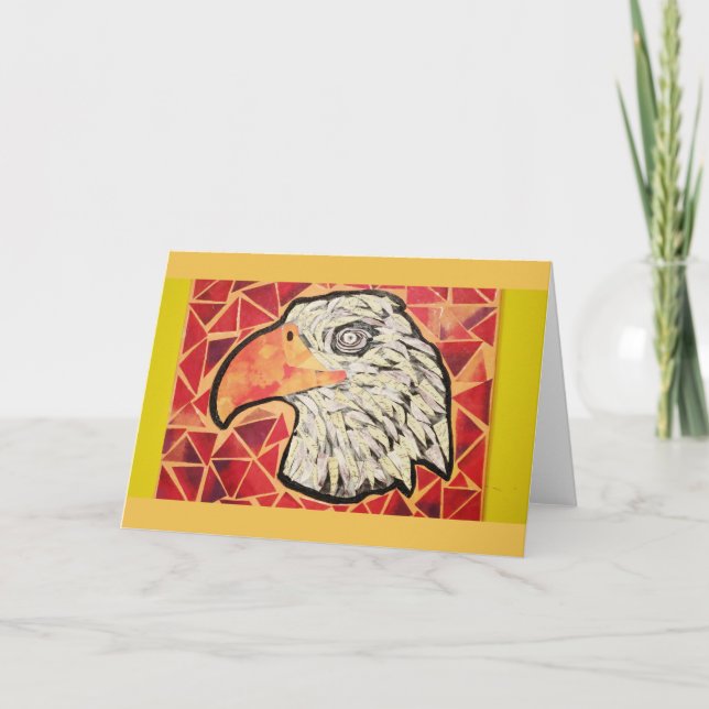 Carte de voeux Eagle Design (Devant)