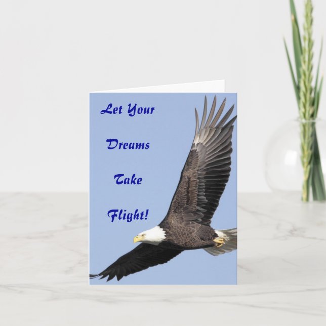 Carte de voeux Eagle Dreams (Devant)