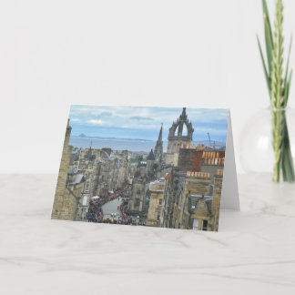 Carte de voeux Edimbourg