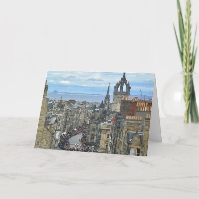 Carte de voeux Edimbourg (Devant)