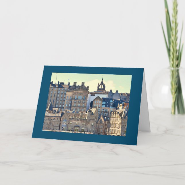 Carte de voeux Edinburgh Old Town (Devant)
