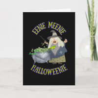 Carte de vœux Eenie Meenie Halloweenie, Mignonne e