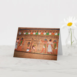 Carte de voeux Égypte-Hiéroglyphes