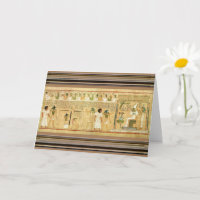 Carte de vœux Égypte-Hiéroglyphes