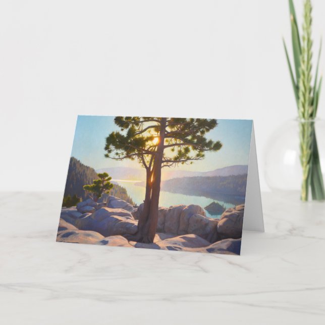 Carte de voeux Emerald Rock (Devant)