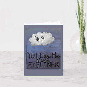Carte de voeux Emo Cloud
