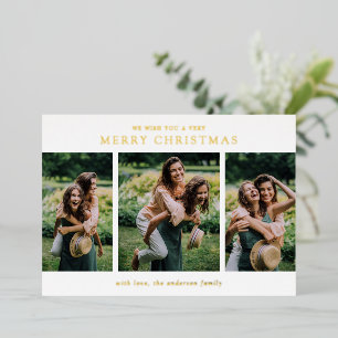 CARTE DE VŒUX EN ALUMINIUM