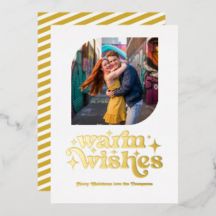 CARTE DE VŒUX EN ALUMINIUM