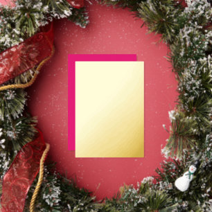 CARTE DE VŒUX EN ALUMINIUM 