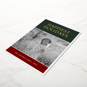 CARTE DE VŒUX EN ALUMINIUM