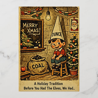 Carte De Vœux En Aluminium A Holiday Tradition