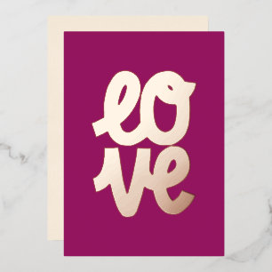 Carte De Vœux En Aluminium Amour Saint-Valentin "Je t'aime"