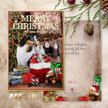 Animaux vintages Réveillon de Noël, Famille Rough 
