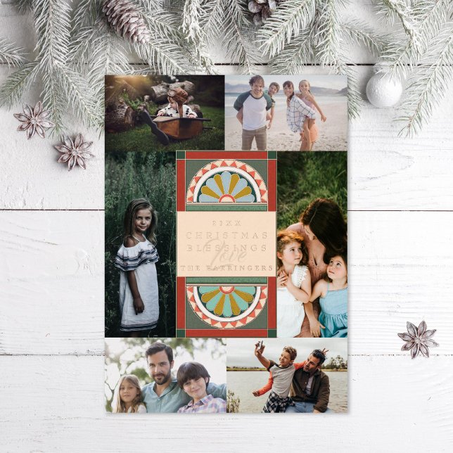 Carte De Vœux En Aluminium Bénédiction de Noël (Créateur téléchargé)