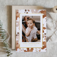 Bon thanksgiving Feuille d'automne