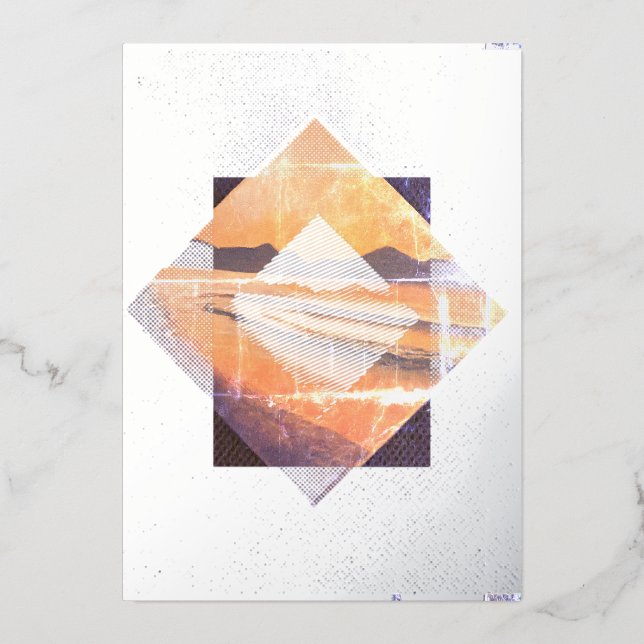 CARTE DE VŒUX EN ALUMINIUM "CARDS BY MAGHIE" #CARDSBYMAGHIE CARDSBYMAGHIE.COM (Recto)