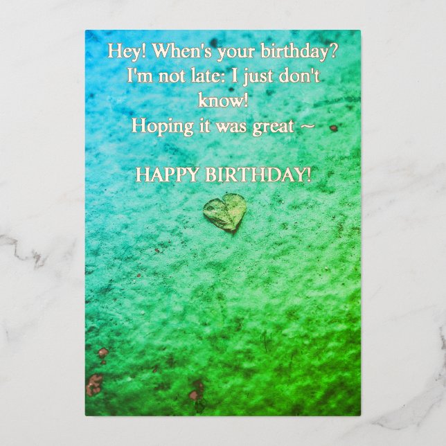 CARTE DE VŒUX EN ALUMINIUM "CARDS BY MAGHIE" #CARDSBYMAGHIE CARDSBYMAGHIE.COM (Recto)