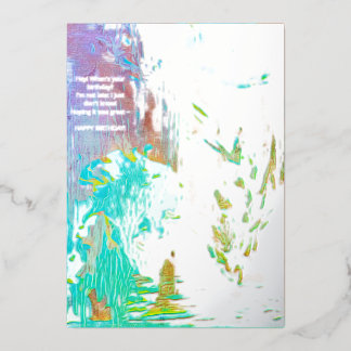 CARTE DE VŒUX EN ALUMINIUM "CARTES DE MAGHIE" #CARTESDEMAGHIE CARTESDEMAGHIE.