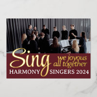 Chorale Merry Christmas Singer Musique Photo