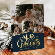 Collage photo avec texte Joyeux Noël