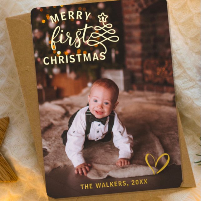 Carte De Vœux En Aluminium Fête de Noël du bébé (Créateur téléchargé)