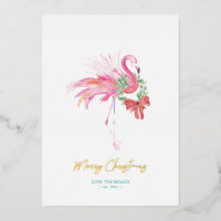 Floride Beach Noël aquarelle personnalisée