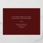 Happy Howlidays Red Gold Calligraphy Pet Photo