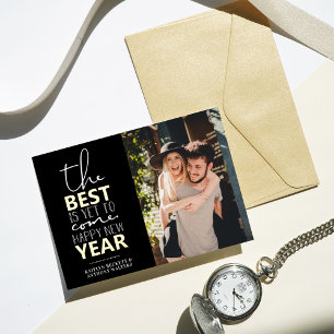 Carte De Vœux En Aluminium Le Meilleur Est Encore À Venir   Bonne année photo