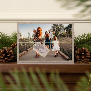 Carte De Vœux En Aluminium Livraison spéciale Postage Photo Parcelle