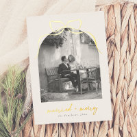 Marry & Merry Whimsical Bow Arch Photo Noël