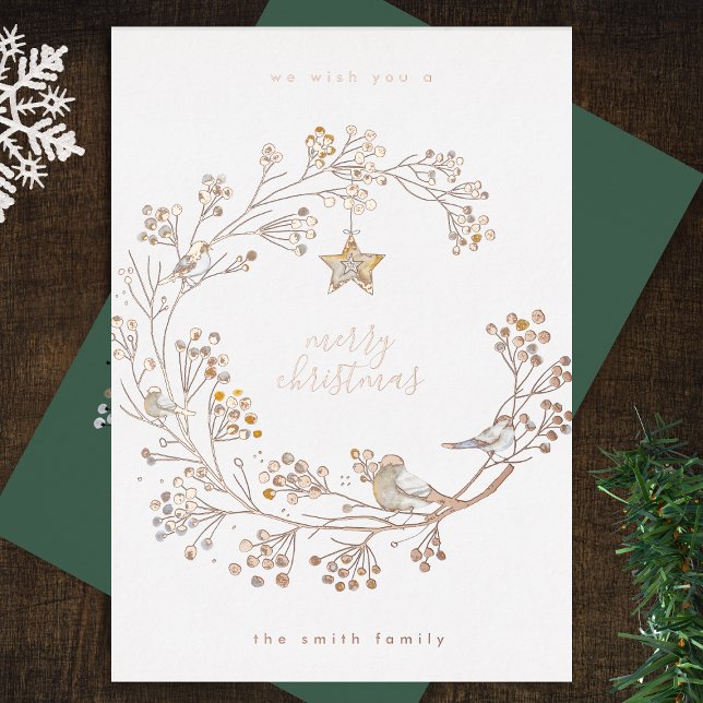 Carte De Vœux En Aluminium Merry Christmas Joyeux Noël Joyeux Nouvel An (Créateur téléchargé)