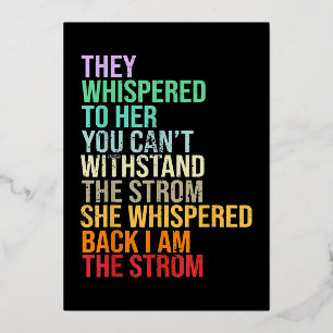 Carte De Vœux En Aluminium Mois de l'histoire des Noirs