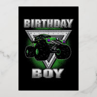 Monster Truck Birthday Boy