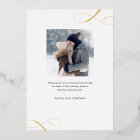 Noël Elegant Script Joyful Photo Gold