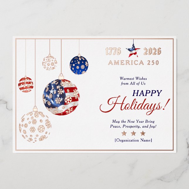 Carte De Vœux En Aluminium Objet souvenir patriotique commémoratif America 25 (Recto)