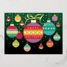 Ornements de Noël en Or Véritable