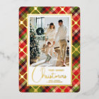 Photo de Noël Plaid Gold